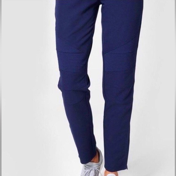 Navy Figs Technical Collection Kanye Moto Scrub Slim Fit Pants Navy - Large